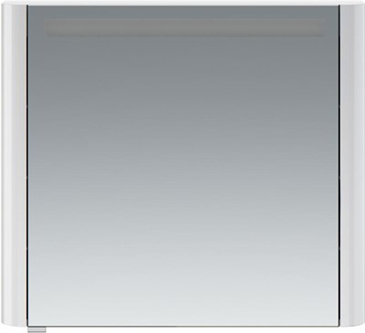 Зеркальный шкаф с подсветкой Am.Pm Sensation M30MCL0801WG левосторонний, белый глянец (M30MCL0801WG) - фото 182669
