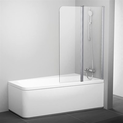 Шторка для ванны Ravak 10CVS2-100 Правая блестящий+транспарент (7QRA0C03Z1) - фото 213753