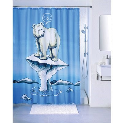 Штора для ванной комнаты 200*180 см полиэстер polar bear IDDIS SCID180P (SCID180P) - фото 260310