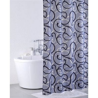 Штора для ванной комнаты 200*200 см полиэстер Flower Lace grey IDDIS 410P20RI11 (410P20RI11) - фото 260378