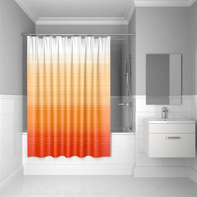 Штора для ванной комнаты IDDIS Horizon 200*200 см Orange Horizon (300P20RI11) - фото 260394