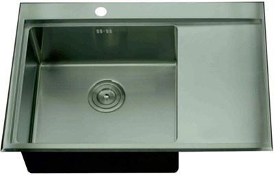 Мойка кухонная Zorg Inox RX 78х51х20  (RX-7851-L) - фото 263826