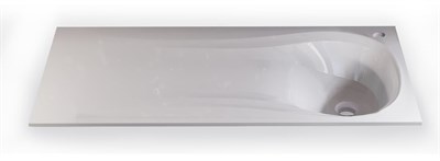Раковина Raval Great 100 белая правая Gre.08.100/W/Pr (Gre.08.100/W/Pr) - фото 284580