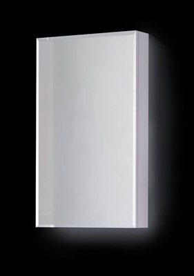 Зеркало-шкаф RAVAL Kub 40 белый универсальный Kub.03.40/W (Kub.03.40/W) - фото 284599