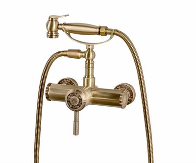 10135 Гигиенический душ со смесителем Bronze de Luxe (10135) - фото 298572