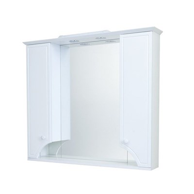 Зеркальный шкаф Aquaton Элен 95 белый  (1A218602EN010) - фото 340160