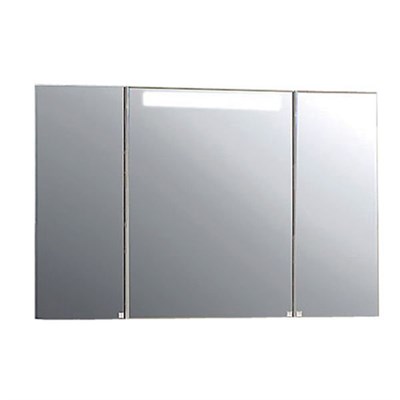 Зеркальный шкаф Aquaton Мадрид 120 со светильником белый  (1A113402MA010) - фото 340733