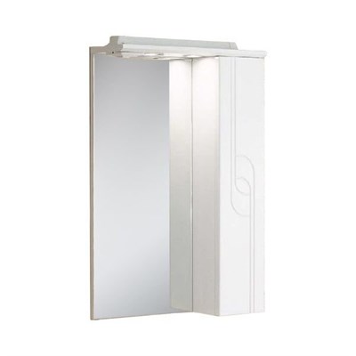 Зеркальный шкаф Aquaton Панда 50 R белый  (1A007402PD01R) - фото 341241