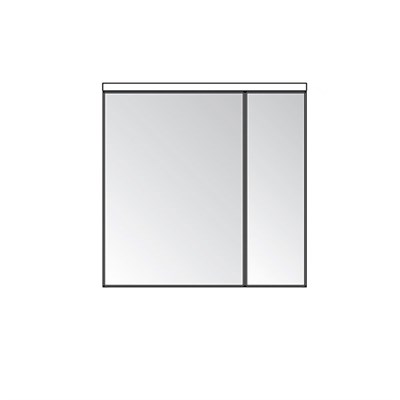 Зеркальный шкаф Aquaton Брук 80 белый  (1A200602BC010) - фото 341261