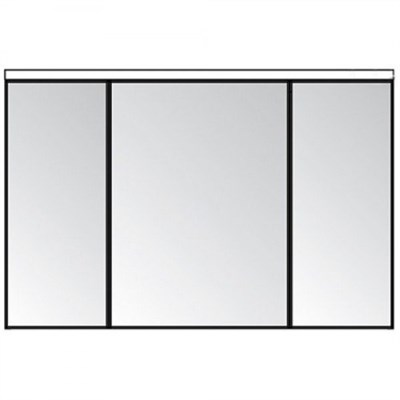 Зеркальный шкаф Aquaton Брук 120 белый  (1A200802BC010) - фото 341302