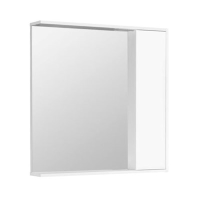 Зеркальный шкаф Aquaton Стоун 80 белый  (1A228302SX010) - фото 341703