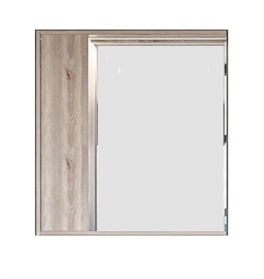 Зеркальный шкаф Aquaton Стоун 80 сосна арлингтон  (1A228302SX850) - фото 344364