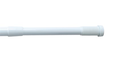 Карниз для ванной раздвижной Fixsen, FX-51-013, алюминий-белый, 140-260 см. (FX-51-013) - фото 346974