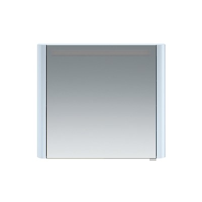 Зеркальный шкаф Am.Pm Sensation светло-голубой, с подсветкой, левый, 80 см M30MCL0801BG (M30MCL0801BG) - фото 348346