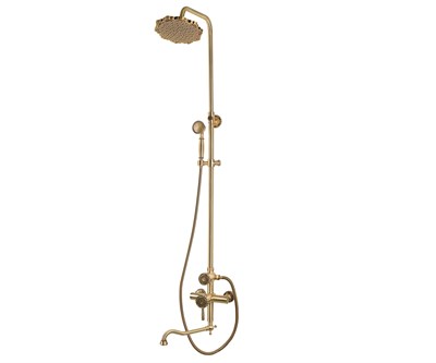 Комплект одноручковый для ванны и душа Bronze de Luxe WINDSOR (10120DF/1) - фото 367125
