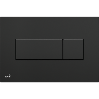 Кнопка смыва AlcaPlast M378 черная - фото 376165