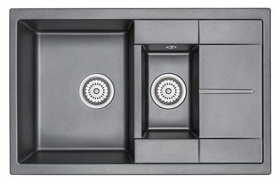 Кухонная мойка Granula GR-7802 черный - фото 377124