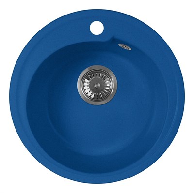 Мойка кухонная AquaGranitEx M-45 (323) синий - фото 382115