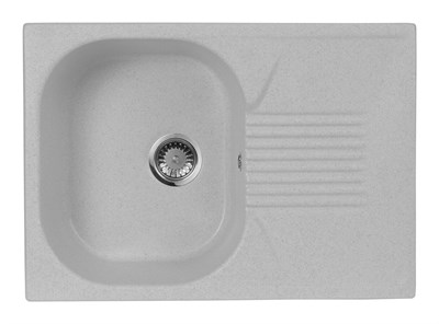 Мойка кухонная AquaGranitEx M-70 (310) серый - фото 382199