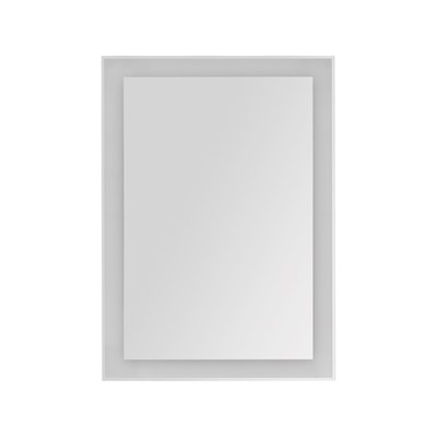 Зеркало Dreja  KVADRO, 60x85 см, инфракрасный выключатель, LED-подсветка (77.9011W) - фото 442434