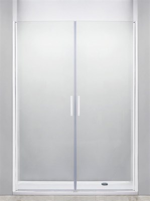 Душевая дверь в нишу Cezares Relax B-2 180 профиль Белый стекло прозрачное - фото 458840