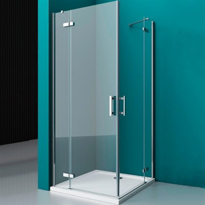 Душевой уголок BelBagno Kraft 100х100 KRAFT-A-22-100-C-Cr профиль Хром стекло прозрачное KRAFT-A-22-100-C-Cr - фото 468992