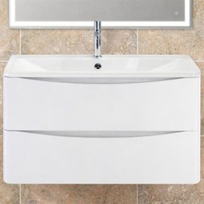 Тумба под раковину BelBagno ACQUA-900-2C-SO-BL подвесная Bianco Lucido ACQUA-900-2C-SO-BL - фото 471758