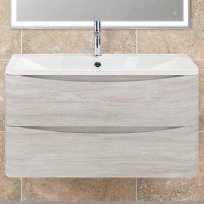 Тумба под раковину BelBagno ACQUA-1000-2C-SO-RVB подвесная Rovere Vintage Bianco ACQUA-1000-2C-SO-RVB - фото 471765