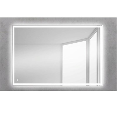 Зеркало BelBagno SPC-GRT 120 с кнопочным выключателем с подсветкой SPC-GRT-1200-800-LED-BTN - фото 472981