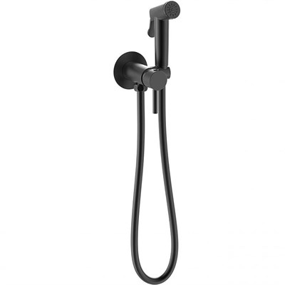 Гигиенический душ со смесителем Bravat D9151BW-ENG Черный - фото 475252