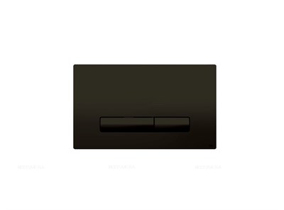 Панель механическая двойная OLI Glam, пластик soft-touch черный - фото 492492
