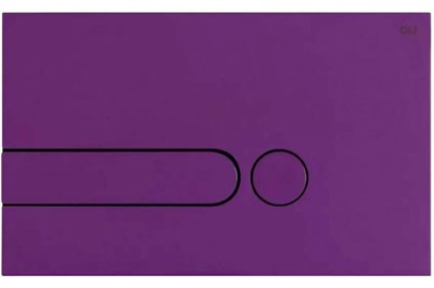 Клавиша смыва механическая двойная OLI I-PLATE, пластик пурпурный (670003) - фото 492505