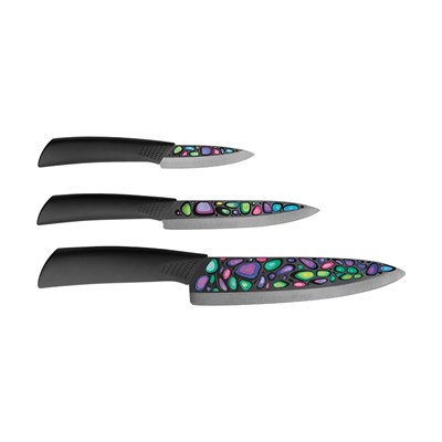 Набор ножей Omoikiri MIKADZO Imari (3 НОЖА) + Подставка (4992023) - фото 505975