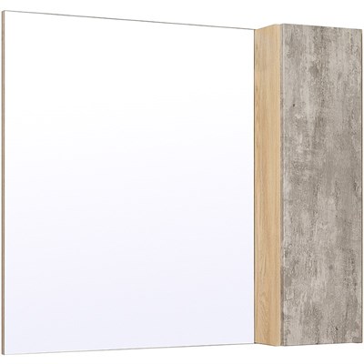 Зеркальный шкаф Runo дуб серый Мальта 85 (00-00001104) - фото 509618