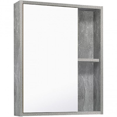 Зеркальный шкаф Runo серый бетон Эко 52 (00-00001184) - фото 509700