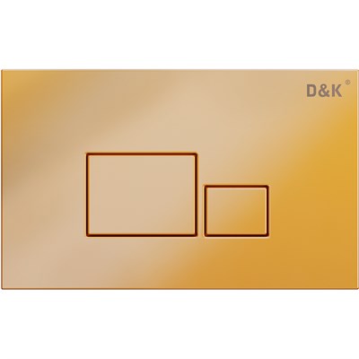 Клавиша смыва DK Quadro DB1519003 Золото матовое - фото 515276