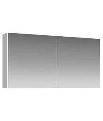 Подвесной зеркальный шкаф AQWELLA Mobi , 120см  (MOB0412+MOB0717W) (Код товара: 985984) - фото 516111