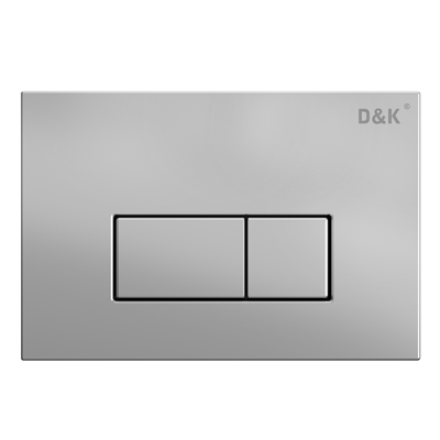 Клавиша смыва D&K Rhein (арт.инсталл DI8050127), матовый хром (DB1499002) - фото 541459