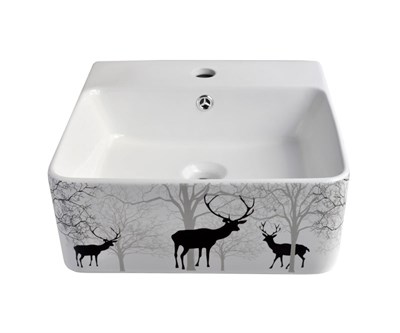 Раковина чаша Bronze de Luxe Black Deer 1060BD, белый 1060BD - фото 568287