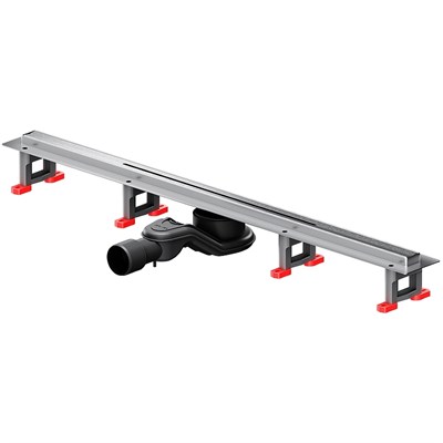 Душевой лоток AM.PM MasterFlow 80 W01SC-S11-080-05SB с решеткой Хром матовый Slim line W01SC-S11-080-05SB - фото 884878