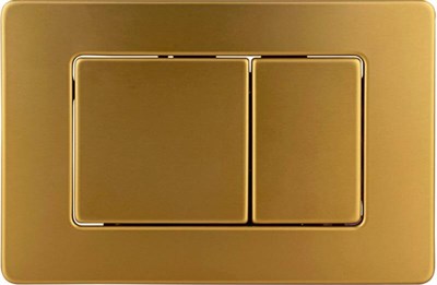 Клавиша смыва для инсталляции AQUAme AQM4112BG, механическая, цвет золото шлифованное AQM4112BG - фото 885108
