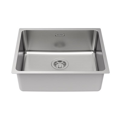 Мойка кухонная Paulmark Yuni YU54-BS, 54 см, нержавеющая сталь, цвет брашированная нержавеющая сталь YU54-BS