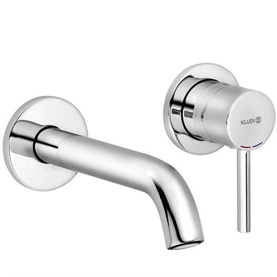 Смеситель Kludi Bozz Set 382440576S для раковины, с внутренней частью, излив 18 см, хром 382440576S