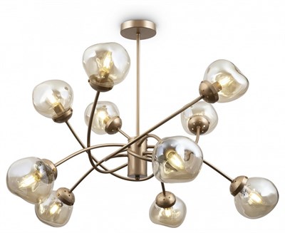 Люстра на штанге Freya FR8017PL-10MG MY_FR8017PL-10MG