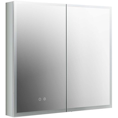 Зеркальный шкаф Aquatek 80 AQ7803B-MLC с подсветкой Хром AQ7803B-MLC