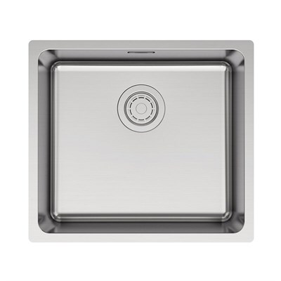 Мойка кухонная Paulmark Yuni YU49-BS, 49 см, нержавеющая сталь, цвет брашированная нержавеющая сталь YU49-BS