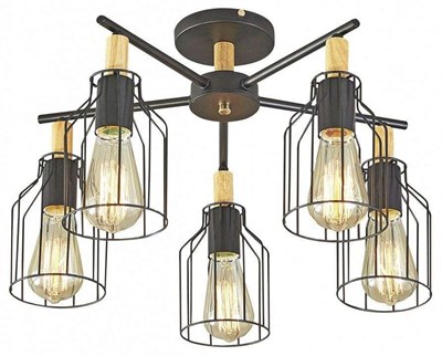 Люстра на штанге Escada Texas 469/5PL Black esc_469_5pl_black