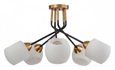 Люстра на штанге Escada Bond 2113/5P Copper/Black esc_2113_5p