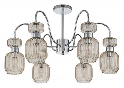 Люстра на штанге Escada Gloss 1141/6PL Chrome/Beige ESC_1141_6PL_Chrome_Beige