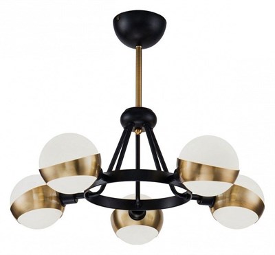 Люстра на штанге Freya Silvia FR5009PL-05B MY_FR5009PL-05B